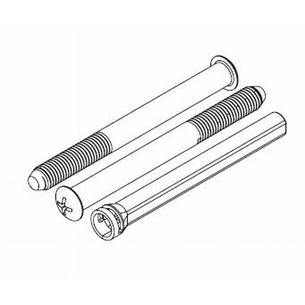 Thick Door Screw Pack for Single Cylinder Deadbolts Dark Bronze Finish